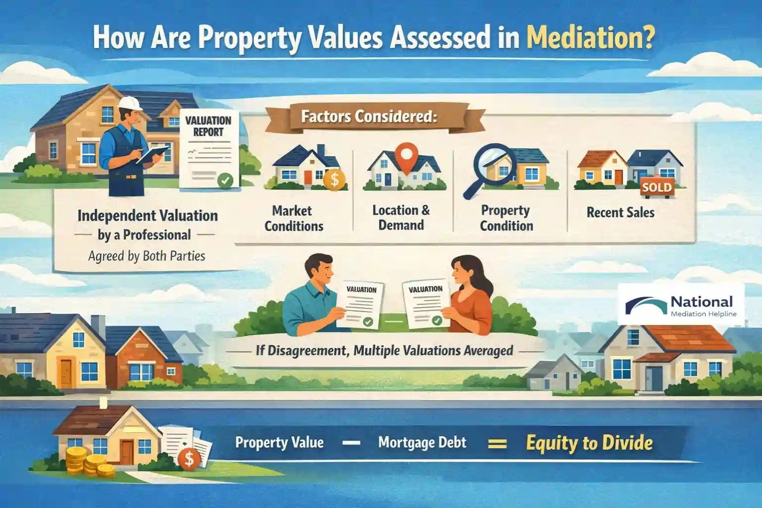 How Are Property Values Assessed in Mediation Slough?