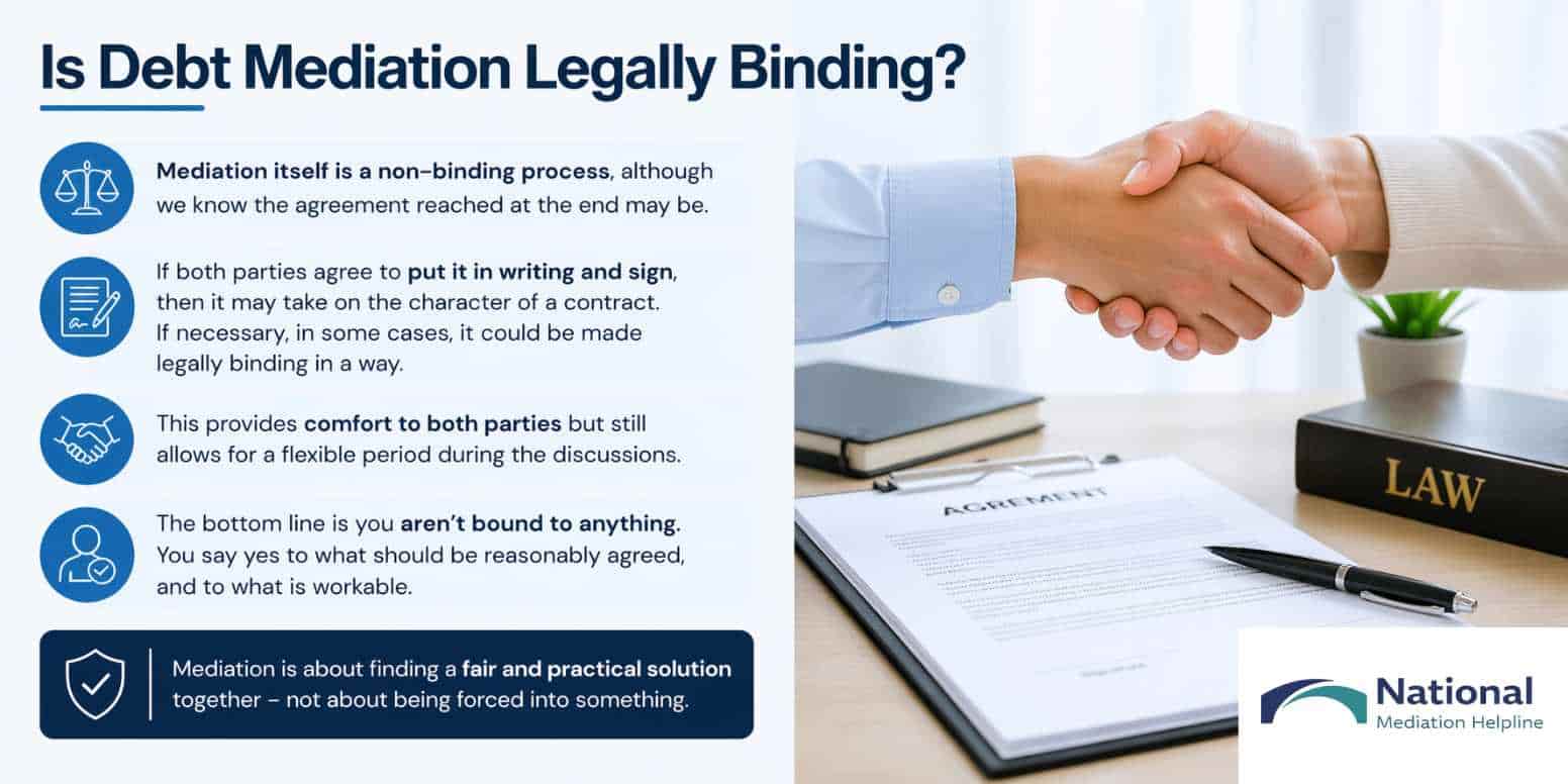 Is Debt Mediation Legally Binding Slough