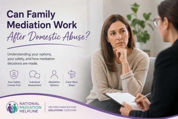 Can Family Mediation Slough Work After Domestic Abuse?